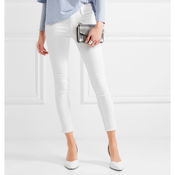 Frame Denim Denim - FRAME Le Skinny de Jeane Crop White Jeans